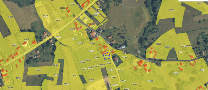 Teren intravilan 452 mp (cota ¾ din ½), Bratca – Sat Damiș, Bihor
