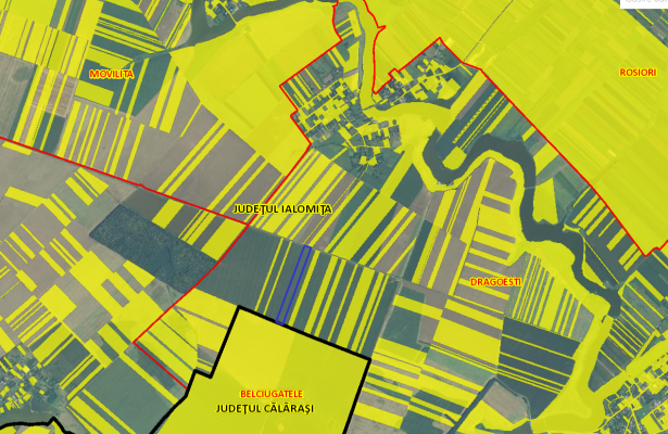 Cota de Teren agricol de 2/96 din teren, Loc. Dragoesti, Jud. Ialomita