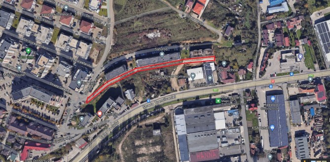 Cota de 33.5/100 din teren 964 mp in Baciu, str. Saturn, jud. CJ