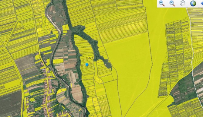 Teren extravilan agricol 3000 mp in Cugir, jud AB