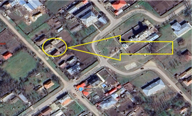 Cota de 3/8 din casă cu teren 1.530 mp – Valea Stanii, comuna Luica, județul Călărași