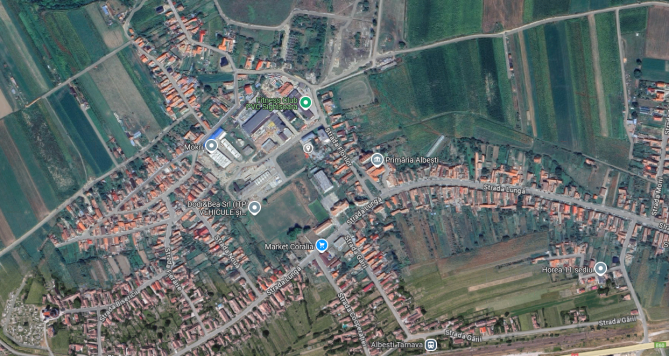 Cladire P+M si punct termic + teren in Albestri, str. Florilor, jud. Mures