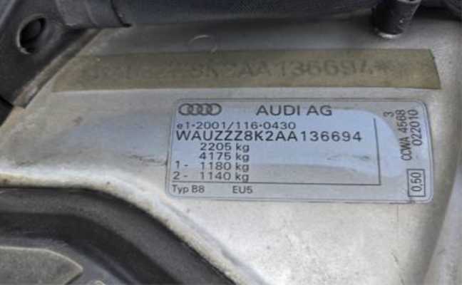 Autoturism AUDI A4 B8 3.0 TDI Quattro – 2010