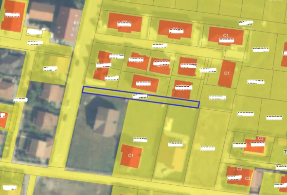 Cotă 1/2 teren intravilan cu destinație drum de acces, Sebeș, str. Ciban, județul Alba