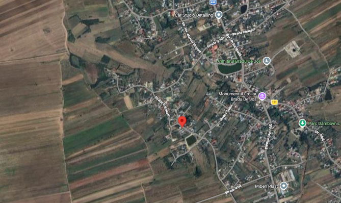 Casă (P+1E) + teren intravilan, Bradu, jud. Argeș
