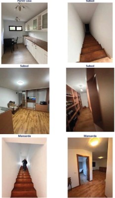 Vanzare in licitatii -  teren intravilan curti-constructii, in suprafata de 525 mp,  impreuna cu constructia C1 - Casa, cu regim de inaltime S+P+M, in suprafata construita la sol de 131 mp si suprafata desfasurata de 263 mp, Adunatii Copaceni, Giurgiu