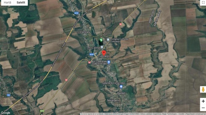 TERENURI EXTRAVILANE SITUATE ÎN LOCALITATEA COLONESTI