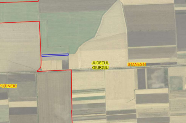 TEREN Extravilan in suprafata de 3.600 MP in Loc. Stanesti, Jud. Giurgiu