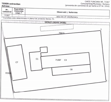 Teren 3.310 mp cu constructii - spatiu depozitare si logistica situat in Com. Romanu, Braila