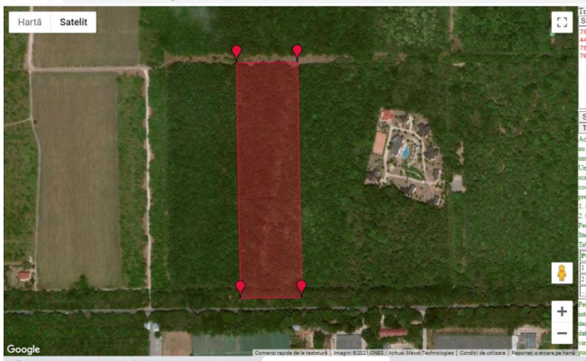 Teren intravilan padure, zona Popasul Caprioarelor, Mangalia, Constanta