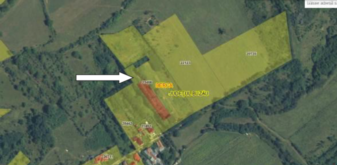 Cota de 1/6 din teren extravilan – 4.991 mp – Comuna Berceni, Jud. Ilfov
