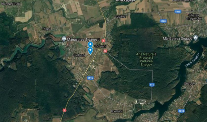 Teren agricol intravilan arabil 2.303 mp Ciolpani