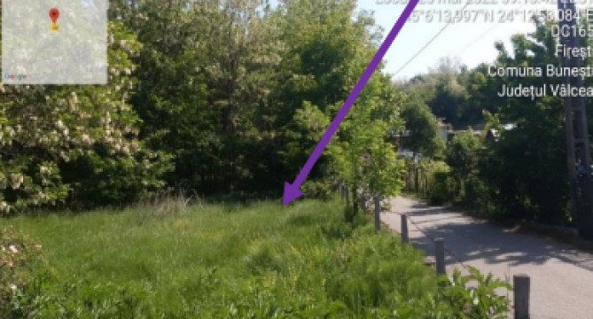 Teren intravilan,8 comuna Bunesti, sat Coasta Mare, pct. “Valea Mogoi”, jud. Valcea