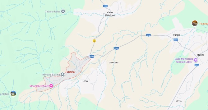 Cota 1/2 din teren agricol extravilan, Com.Slatina, Jud.Suceava