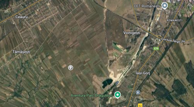 Cota de 4/24 din teren extravilan în Bălești, jud. Gorj –  6.900 mp