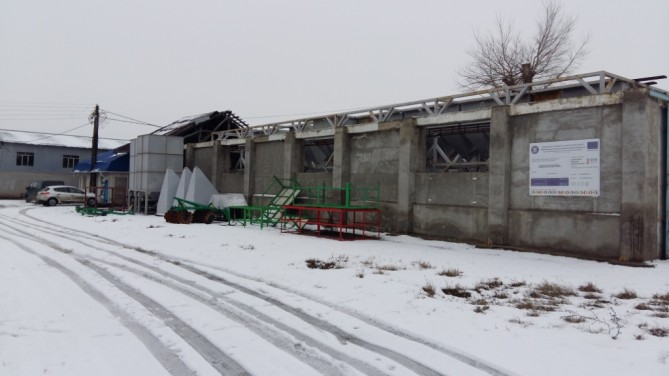 Teren 3.310 mp cu constructii - spatiu depozitare si logistica situat in Com. Romanu, Braila