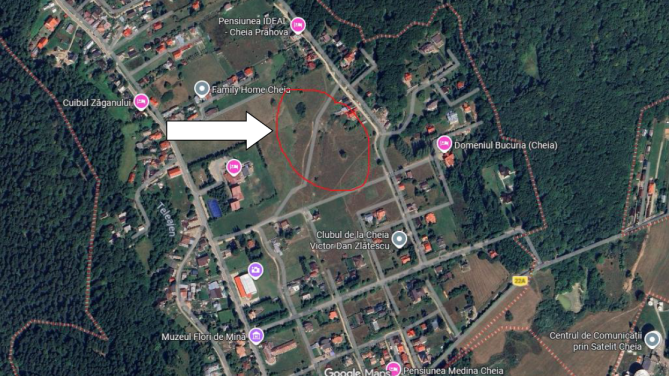 Cote indivize de 1/720x2 din teren intravilan 14.730 mp, Cheia, județul Prahova