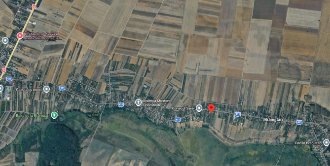 Teren intravilan 834mp, sat Branesti, comuna Calugareni, judetul Giurgiu-6661483