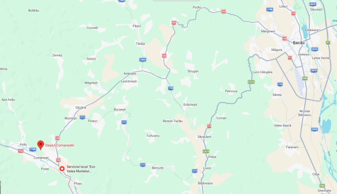 Teren intravilan arabil, Oraș Comănești, jud. Bacău 6312870