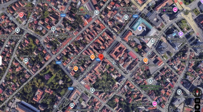 Teren intravilan 144 mp in Sibiu, B-dul. Victoriei, nr. 15