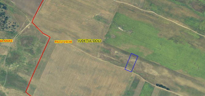 Teren extravilan arabil in suprafata de 5000 mp situat in comuna Piscu Vechi tarla 120/1, parcela 44