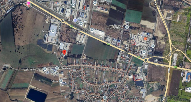 Hala industrială cu teren 14.690 mp – borș / sântion, șos. borșului