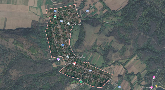 Cota 1/16 din teren extravilan (arabil/fâneață) - Comuna Tăut, jud. Arad