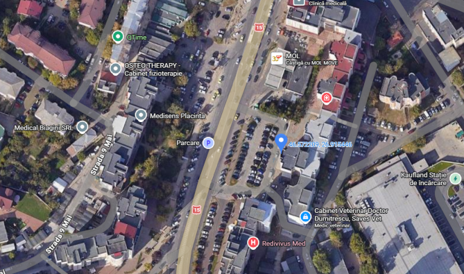 Spatiu comercial zona benzinaria MOL str. 9 Mai, Bacau, jud. Bacau