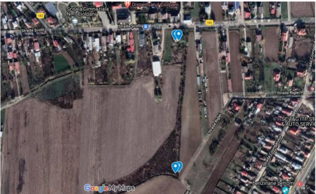 Teren agricol intravilan arabil 2.303 mp Ciolpani