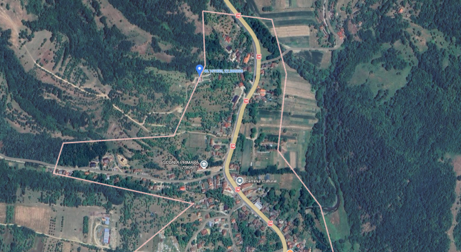 Cota 1/2 din casă cu teren extravilan – Sat Zdrapți, Comuna Crișcior, jud. Hunedoara