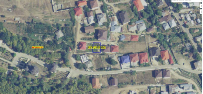 Teren intravilan agricol sat Toflea, com. Brahasesti