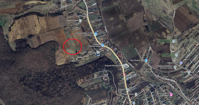 Cota de 300/20100 din Teren intravilan 600 mp, Bărdești, jud. Mureș