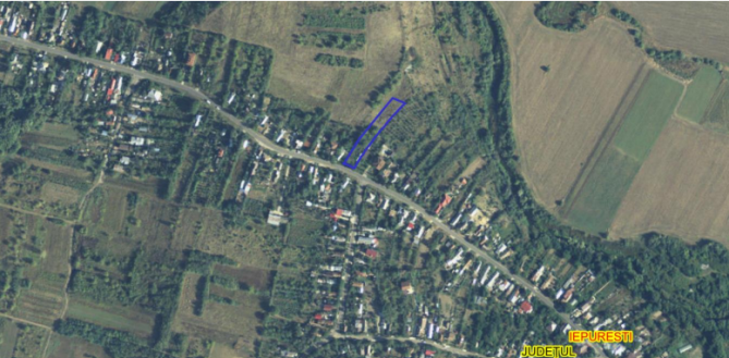 Cota 1/6 din teren intravilan arabil, strada Mihai Viteazul, comuna Iepuresti, judetul Giurgiu