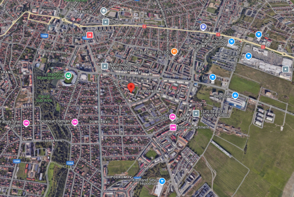 Apartament 2 camere in Sibiu, str.  Calea Cisnadiei, nr. 13, bl. 21, et. 4, jud. Sibiu