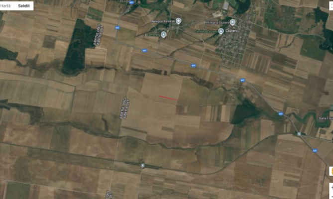 Teren extravilan arabil, com. Cezieni, jud. Olt