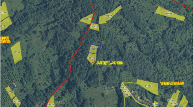 Cota 1/2 din terenuri extravilane și construcție în comuna Valea Iașului, jud. Argeș