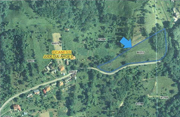 Teren intravilan si extravilan 6350mp, comuna Ciocanesti, judetul Arges