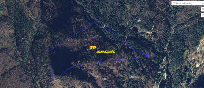 Cota de 1/2 din teren extravilan padure, com. Siriu, jud. Buzau 6241597