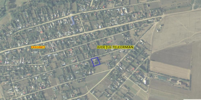 Cota de 3/8 din casa tip P si teren, strada Tapardel, Com. Frasinet judetul Teleorman