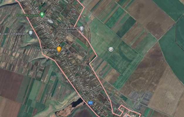 Cota de 1/2 din Teren agricol  extravilan, 5.520 mp, Radovanu, jud. Calarasi