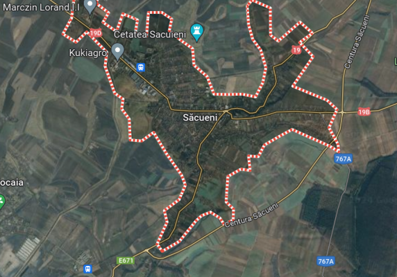 Casa si teren intravilan in suprafata de 2619 mp situat in Sacueni