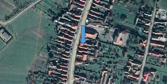Cota de 1/2 din casa si teren sat Micfalau, jud. Covasna