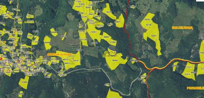 Teren extravilan pășune în suprafață de 7.074 mp, Comuna Obârșia-Cloșani, Județul Mehedinți