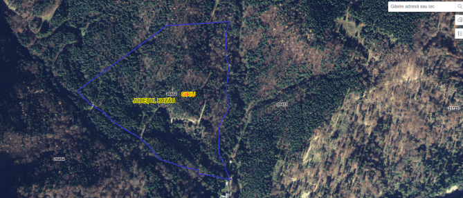 Cota de 1/2 din teren extravilan padure, com. Siriu, jud. Buzau 6241597