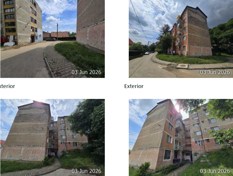 Apartament 2 camere, semidecomandat, Șimleu Silvaniei, jud. Sălaj, str. Partizanilor