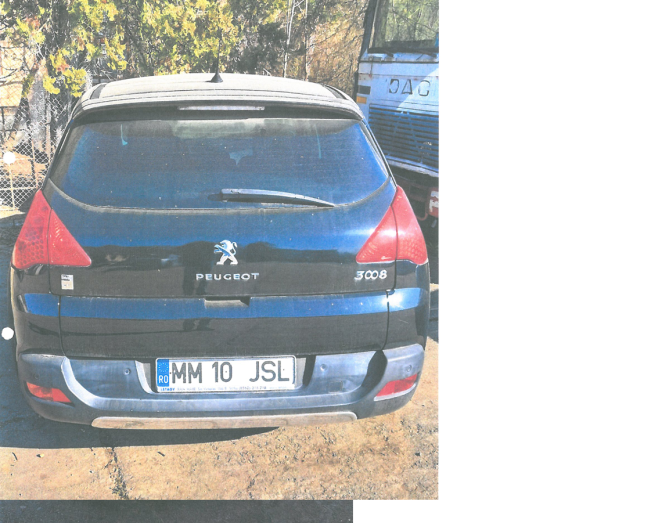 autoturism PEUGEOT tipul HU/HURHC*/3008