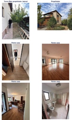 Vanzare in licitatii -  teren intravilan curti-constructii, in suprafata de 525 mp,  impreuna cu constructia C1 - Casa, cu regim de inaltime S+P+M, in suprafata construita la sol de 131 mp si suprafata desfasurata de 263 mp, Adunatii Copaceni, Giurgiu