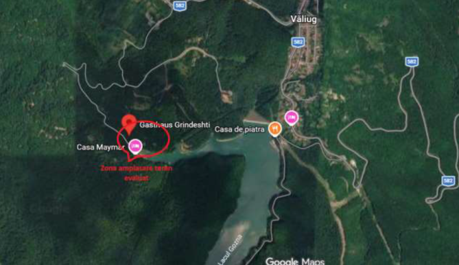 Teren intravilan 1.000 mp, Comuna Văliug, județul Caraș-Severin