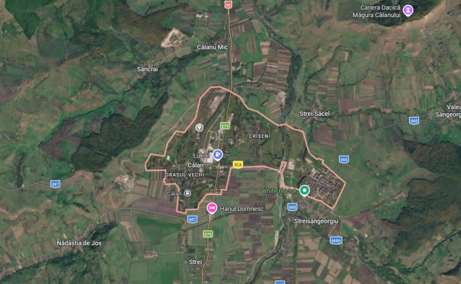 Teren extravilan 870 mp in Calan, jud. Hunedoara