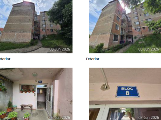 Apartament 2 camere, semidecomandat, Șimleu Silvaniei, jud. Sălaj, str. Partizanilor